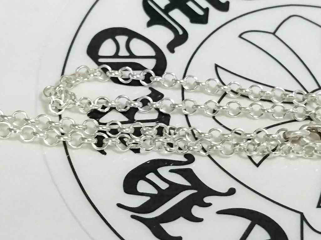 美品 CHROME HEARTS ロールチェーンネックレス 45cm クロムハーツ