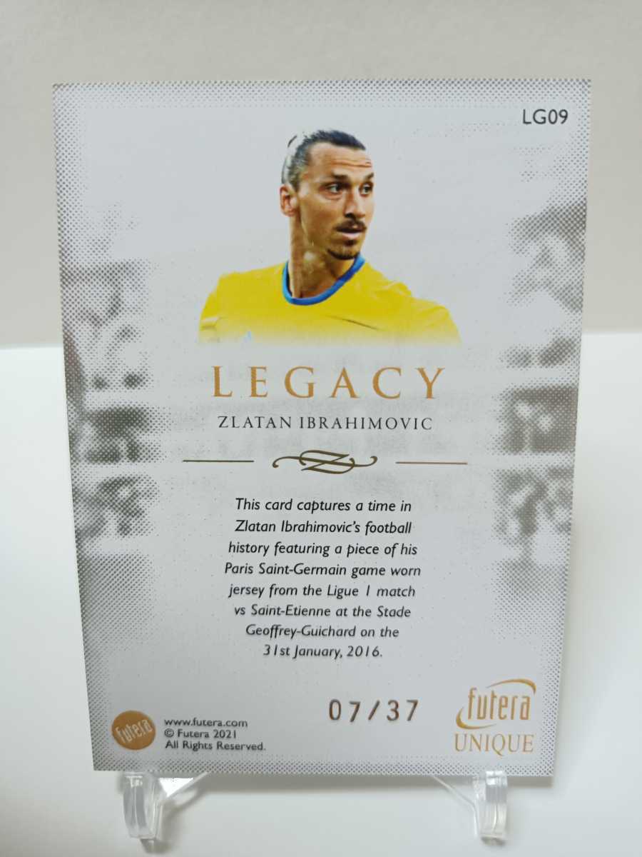 イブラヒモビッチ◇2021-22 Futera Unique ◇Zlatan Ibrahimovic 