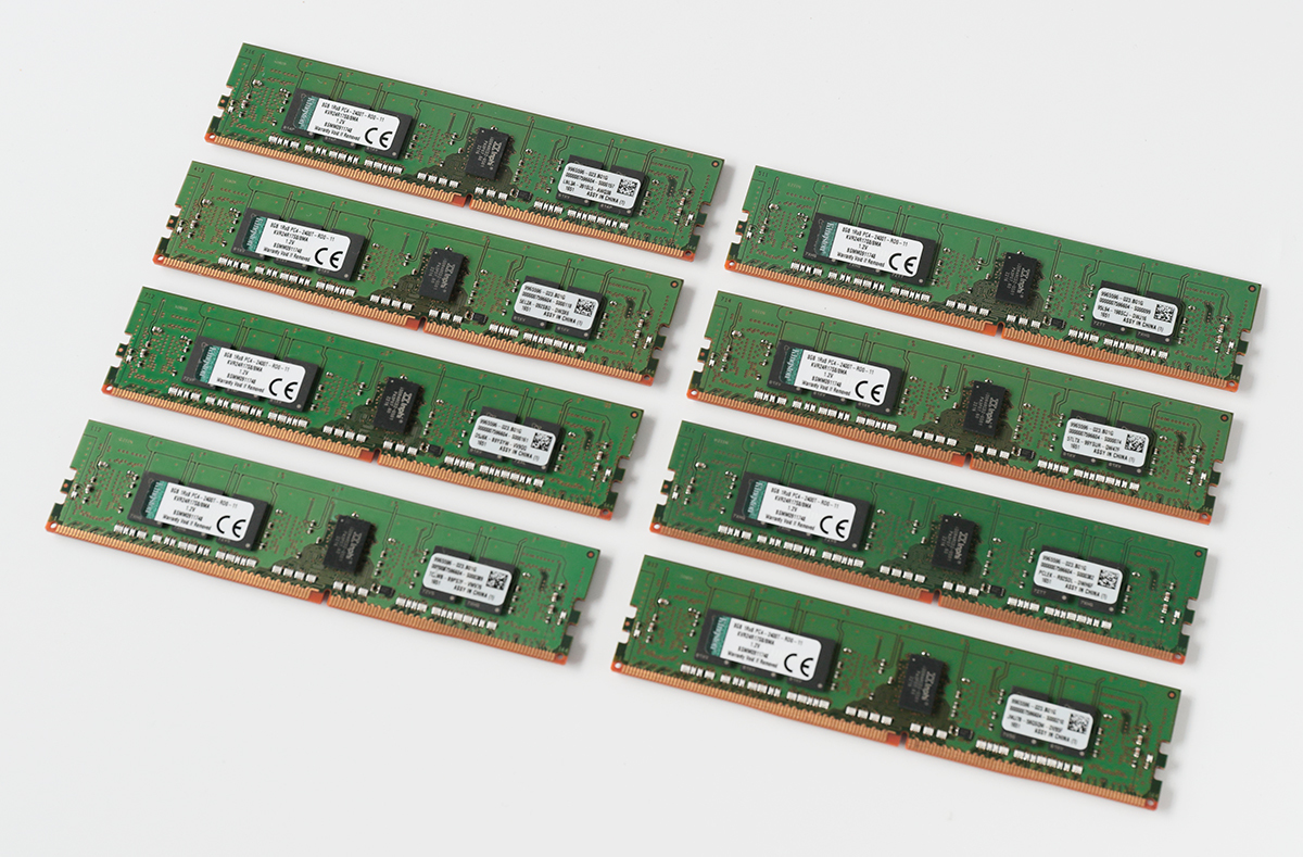【ジャンク扱い】DDR4 ECC Registered 8GB×8枚セット ジャンク扱い】DDR4 ECC Registered 8GB×8枚セット