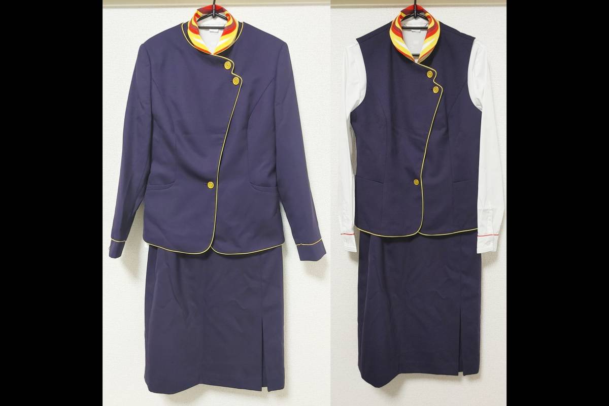 キャビンアテンダント スチュワーデス IAA 制服3点セット 海南航空 CA(キャビンアテンダント) 旧制服【冬服】 4点セット 海天