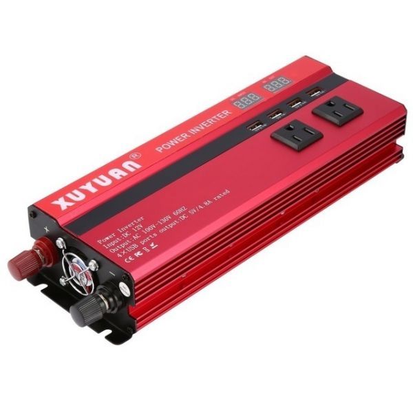 注目商品カーパワーインバーター 定格電力2000W 瞬間最大5000W 入力 