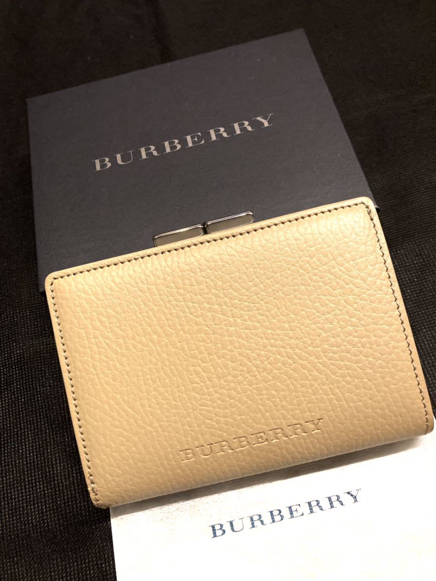 BURBERRY 三つ折り財布 新品未使用 アーカイブベージュ バーバリー