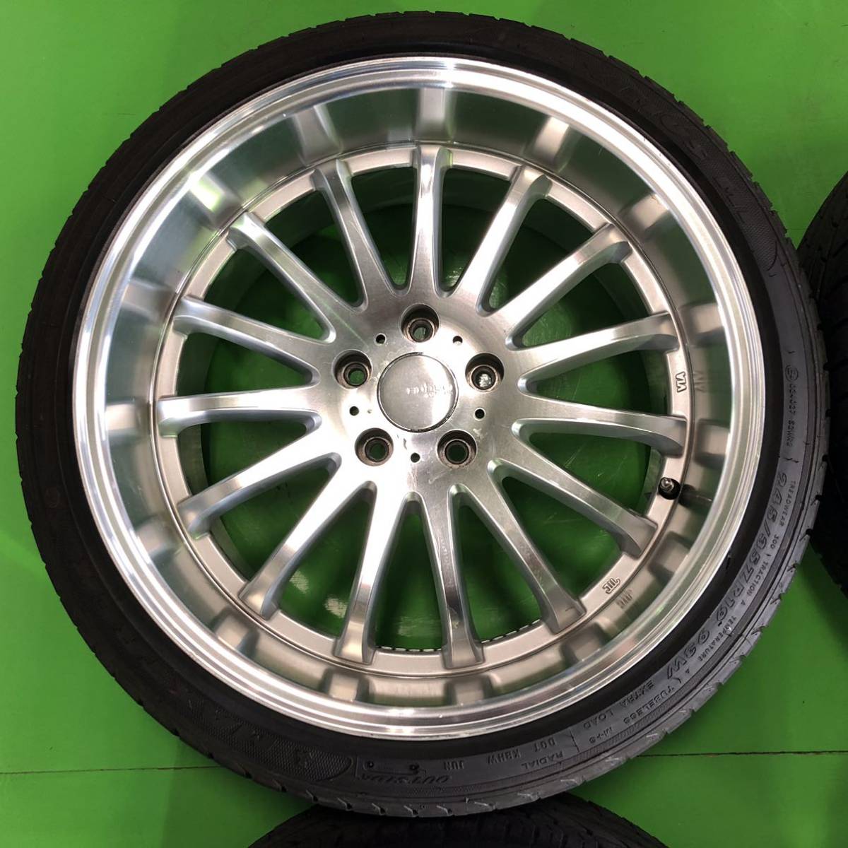 NA403 中古 ANHELO CORAZON アネーロ コラソン ホイール 19×8.5J +35 