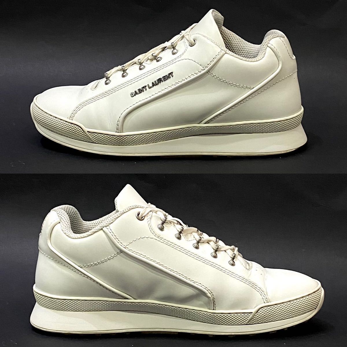 18SS SAINT LAURENT PARIS 501612 レースアップレザースニーカー サン