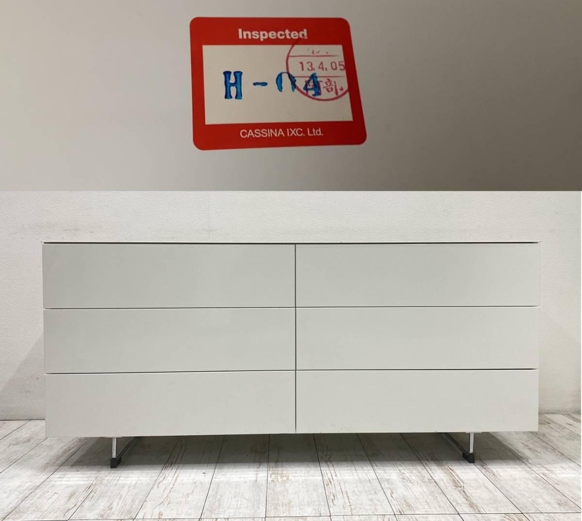 カッシーナ 限定色 LOTUS （ロータス 2列3段ドロアーキャビネット