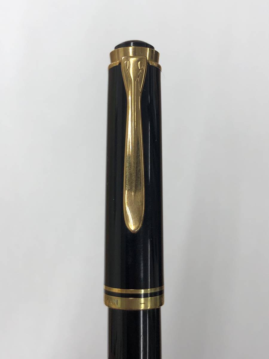 ☆Pelikan ペリカン 14C-585 HM W.-GERMANY 彫り天冠 ブラック 万年筆 ！