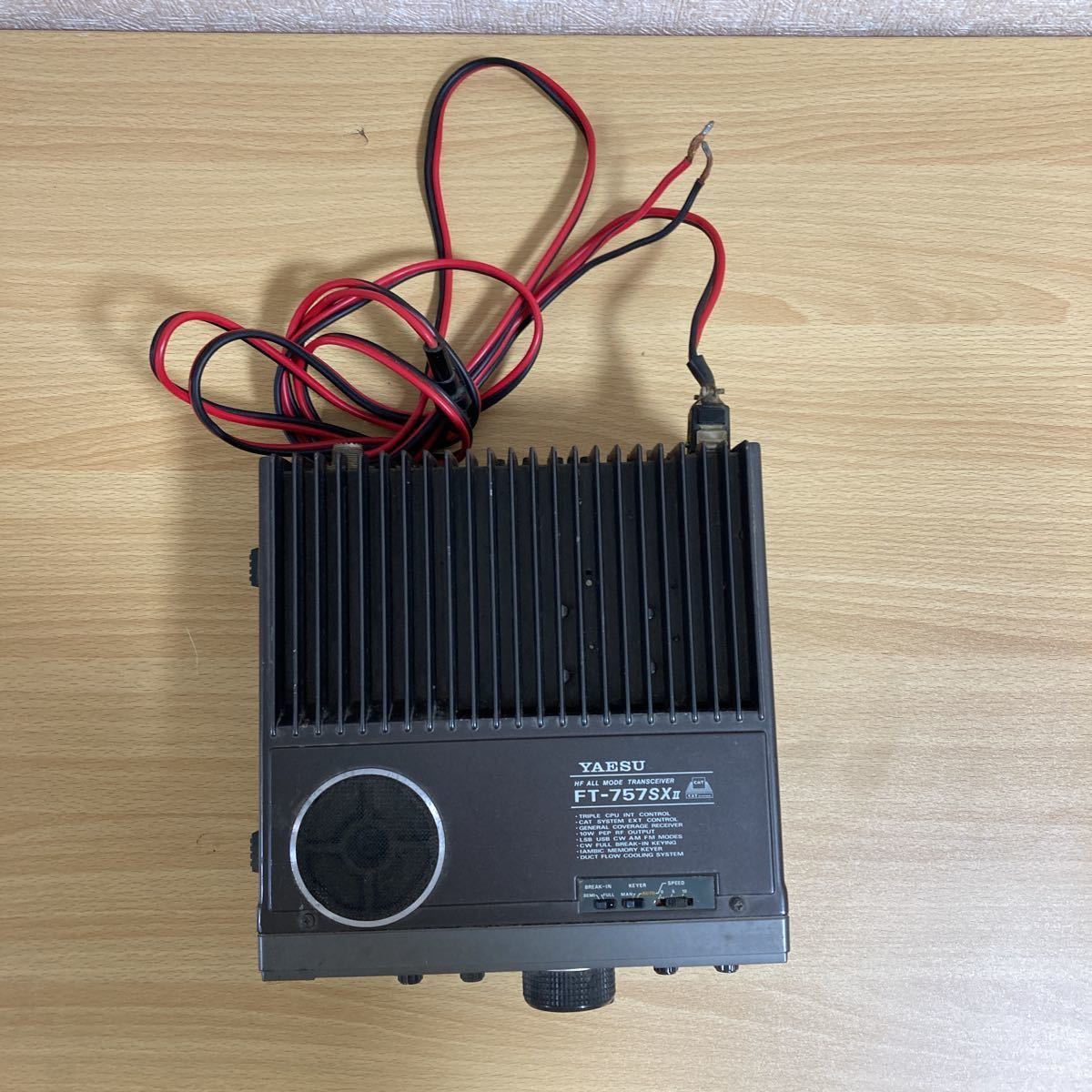 YAESU FT-757SXⅡ HF ALL MODE TRANSCEIVER ジャンク。