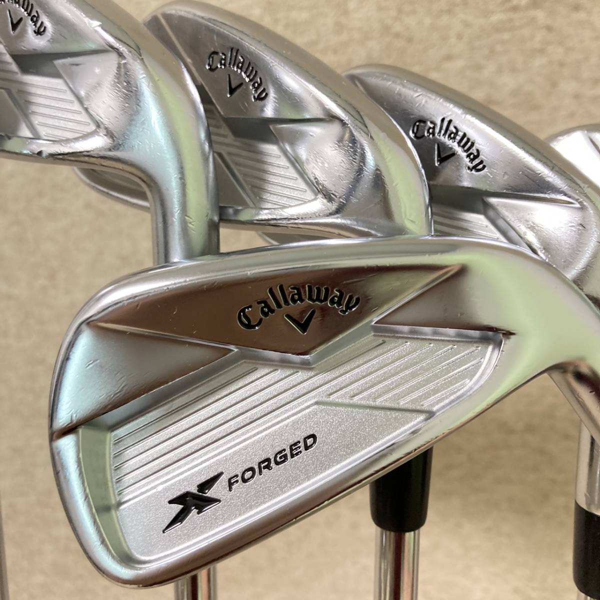 Set De Fers Callaway X Forged STAR 2024 5-9 PW 6 Pièces Droitier Shaft MODUS3 Tour105 Stiff - Occasion Bon état