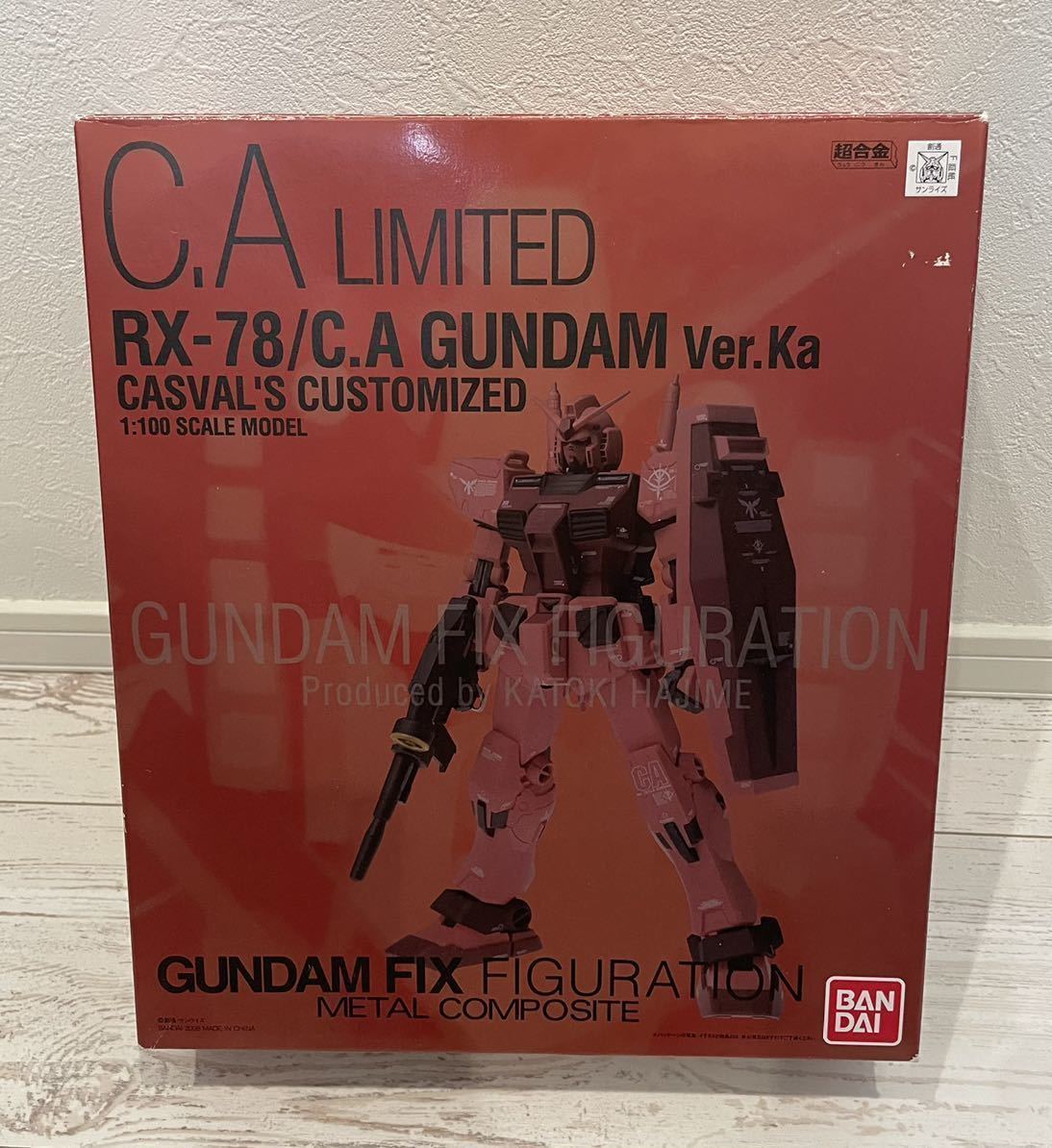 GUNDAM FIX FIGURATION METAL COMPOSITE LIMITED キャスバル専用 ガンダム RX-78 C.A GUNDAM Ver. Ka ギレンの野望 フィギュア