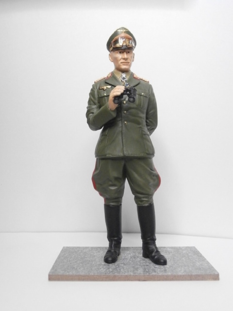 B プラモデル完成品 タミヤ (ドイツアフリカ軍団 ロンメル元帥) 1/16 
