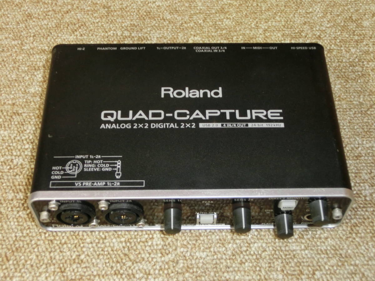 ROLAND UA-55 QUAD-CAPTURE☆ローランド USBオーディオ