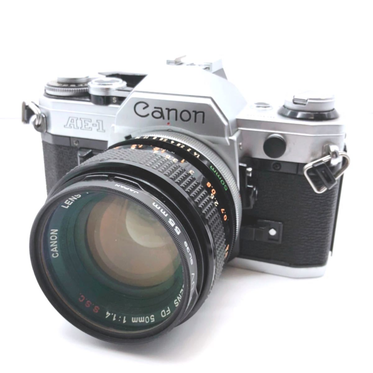 1円〜/Canon/キャノン/AE-1/LENS/FD 50mm F1.4 S.S.C./フィルムカメラ/一眼