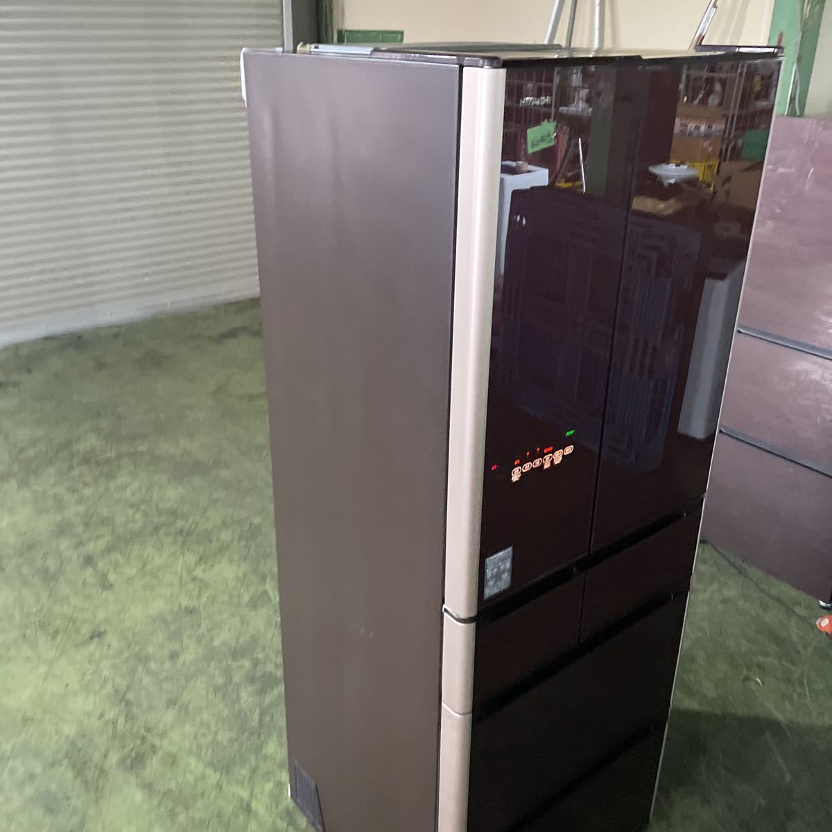 K0426-16 【日立】6ドア 冷凍冷蔵庫 475L R-XG4800G (XT) 2017年 日本 