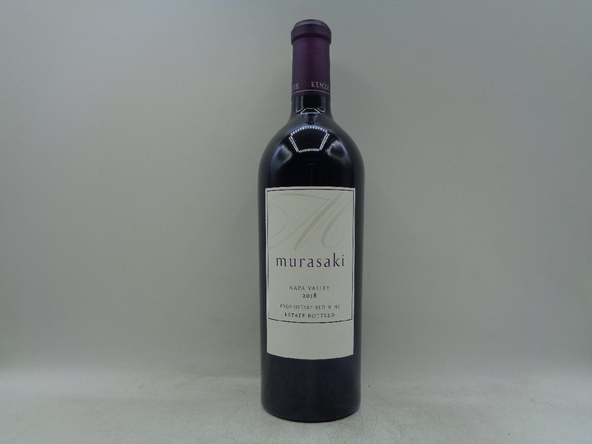 同梱OK商品】MURASAKI 2018 紫ナパバレー カリフォルニア アメリカ 同梱OK商品】MURASAKI 2018 紫ナパバレー カリフォルニア アメリカ