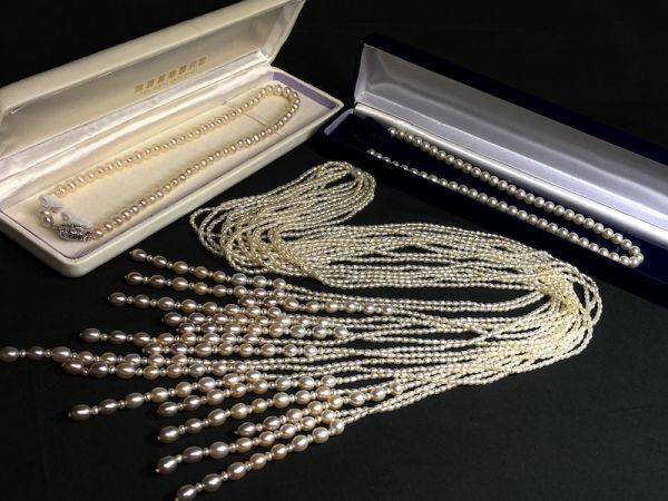 限定SALE，HOT A285 1円スタート 真珠/パール ネックレス ３点セット 14K 留め具 宝石(真珠)｜売買されたオークション情報、yahooの商品情報をアーカイブ公開 - オークファン その他
