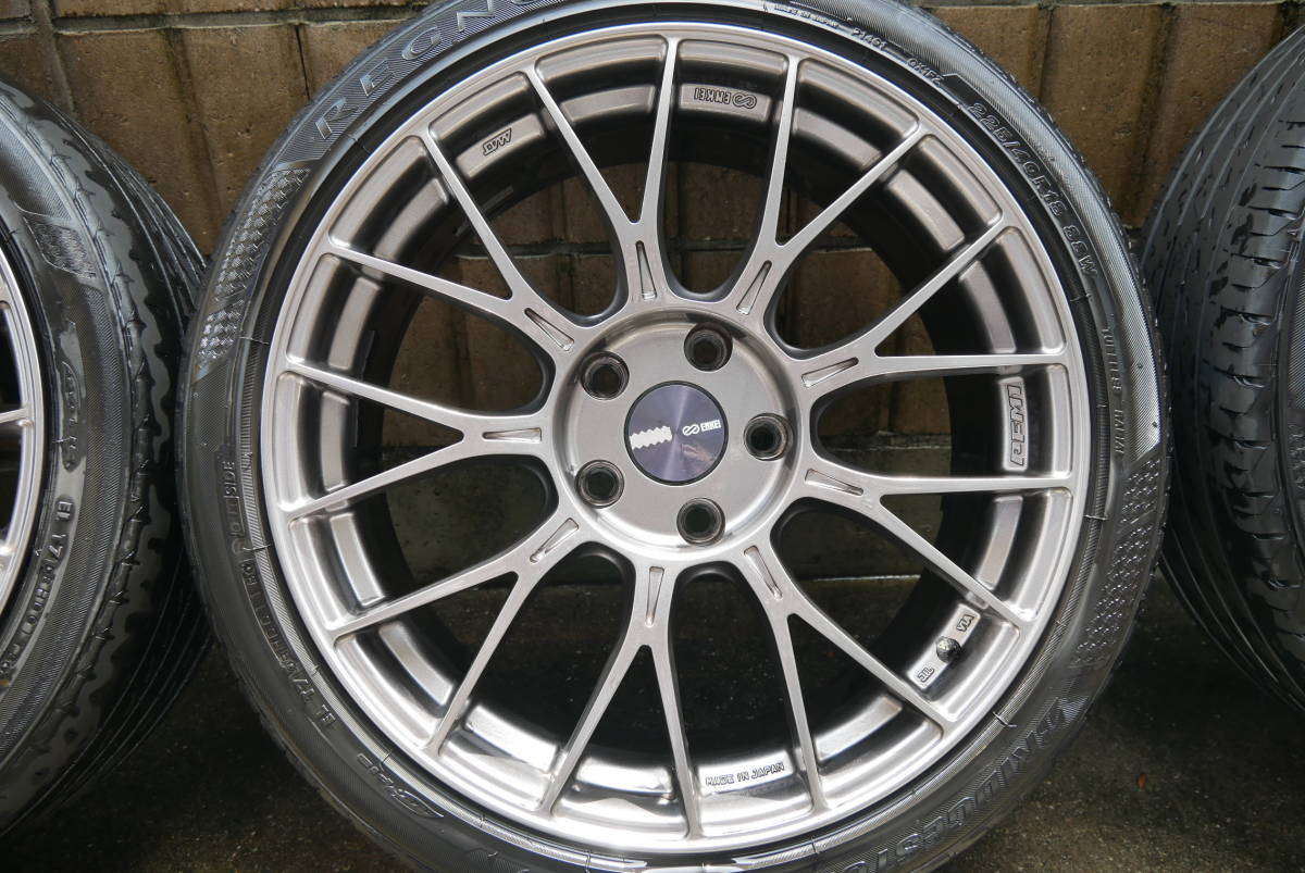 エンケイ PFM1 18インチ 8J 8.5J PCD114.3 5穴 オフセット45 4本 