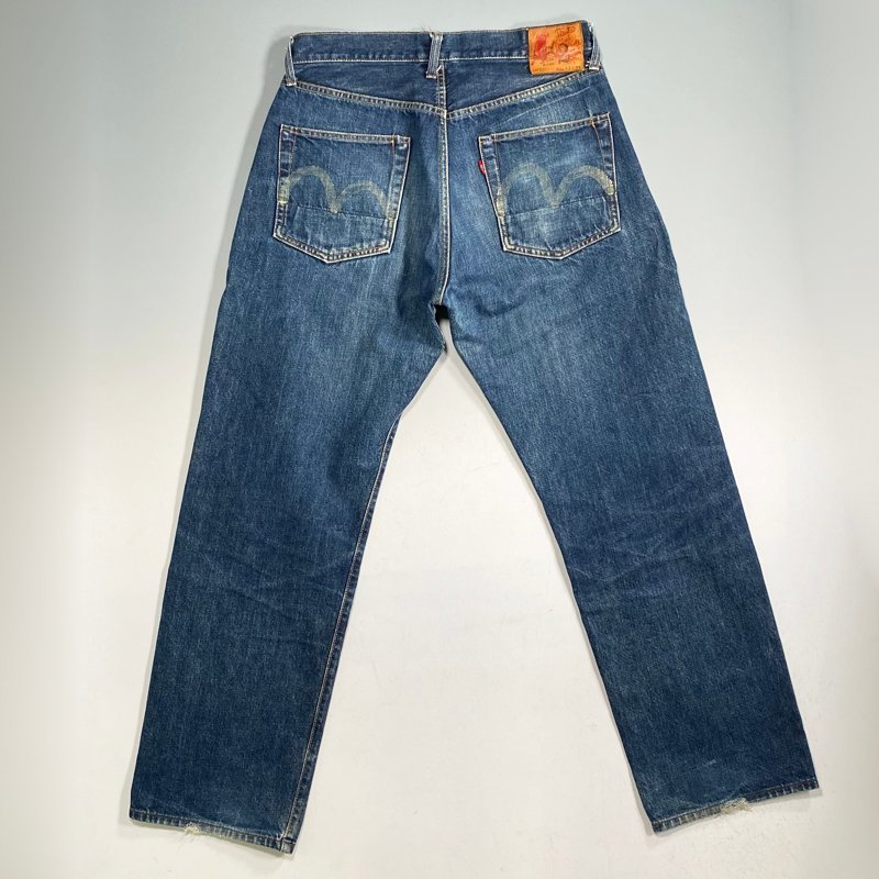 初期エヴィス EVIS JEANS NO2 2501XX 水牛パッチ 赤耳 W32 