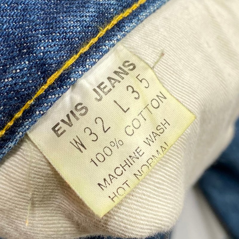 初期エヴィス EVIS JEANS NO2 2501XX 水牛パッチ 赤耳 W32