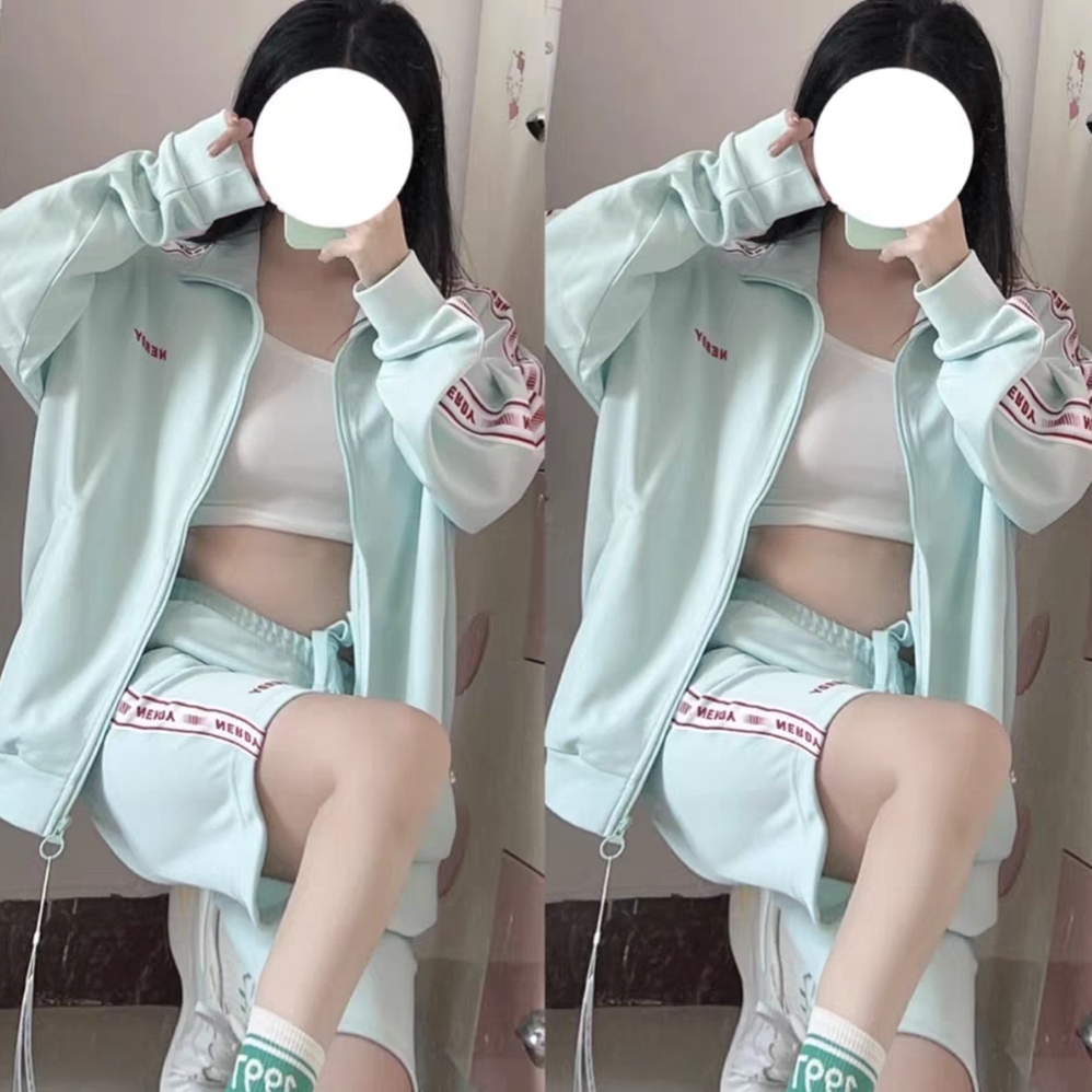 ジャージ NERDY 上下2点セット セットアップ ショートパンツ 男女兼用
