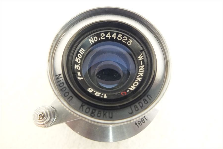 ◆ Nikon ニコン W-NIKKOR.C レンズ 1:2.5 3.5cm 現状品 中古品 220409B2383 W-NIKKOR 1:2.5 | 3.5&frasl;2.5 ★0407 Lens