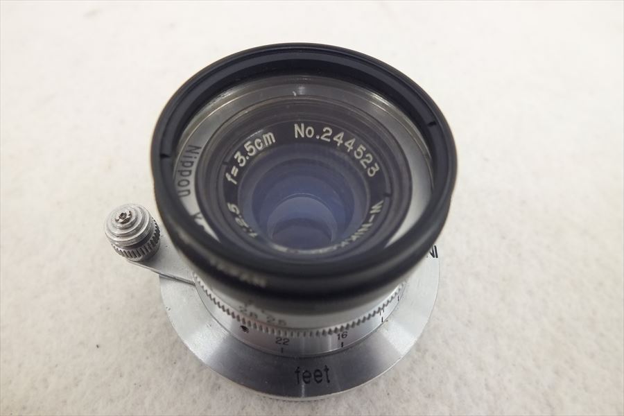 ◆ Nikon ニコン W-NIKKOR.C レンズ 1:2.5 3.5cm 現状品 中古品 220409B2383 W-NIKKOR 1:2.5 | 3.5&frasl;2.5 ★0407 Lens