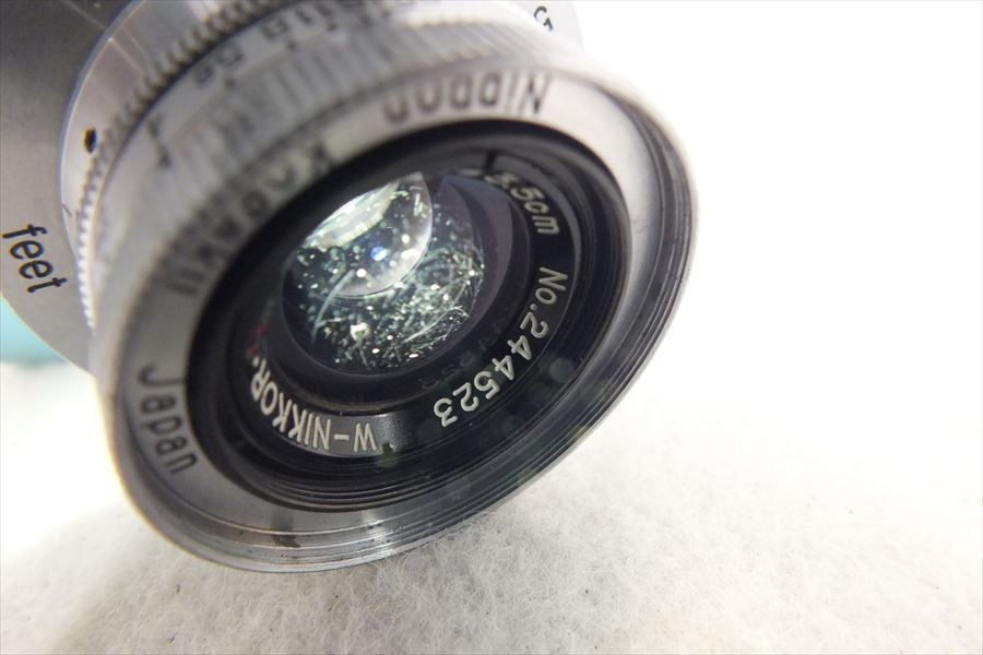 ◆ Nikon ニコン W-NIKKOR.C レンズ 1:2.5 3.5cm 現状品 中古品 220409B2383 W-NIKKOR 1:2.5 | 3.5&frasl;2.5 ★0407 Lens