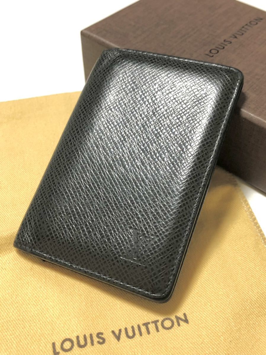 美品 LOUIS VUITTON タイガ カードケース オーガナイザー ドゥ ポッシュ ブラック ルイヴィトン タイガ LOUIS ルイヴィトン 美品✨ルイヴィトン 新型極美品 新しい