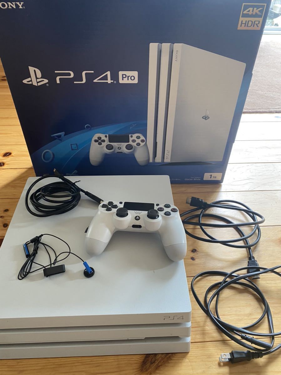 限定SALE，大人気 PS4 Pro プレイステーション4 本体 1TB プレステ4 ホワイト(PS4本体)｜売買されたオークション情報、yahooの商品情報をアーカイブ公開 - オークファン PS4本体
