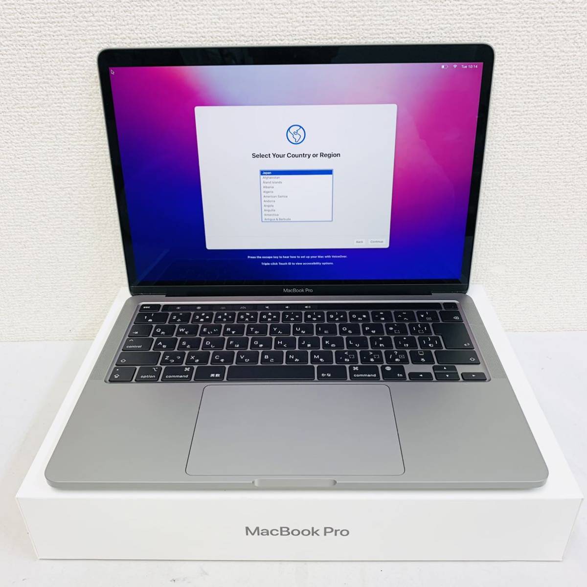 美品】Apple MacBook Pro 2020 13インチ M1 16GB 256GB スペースグレイ