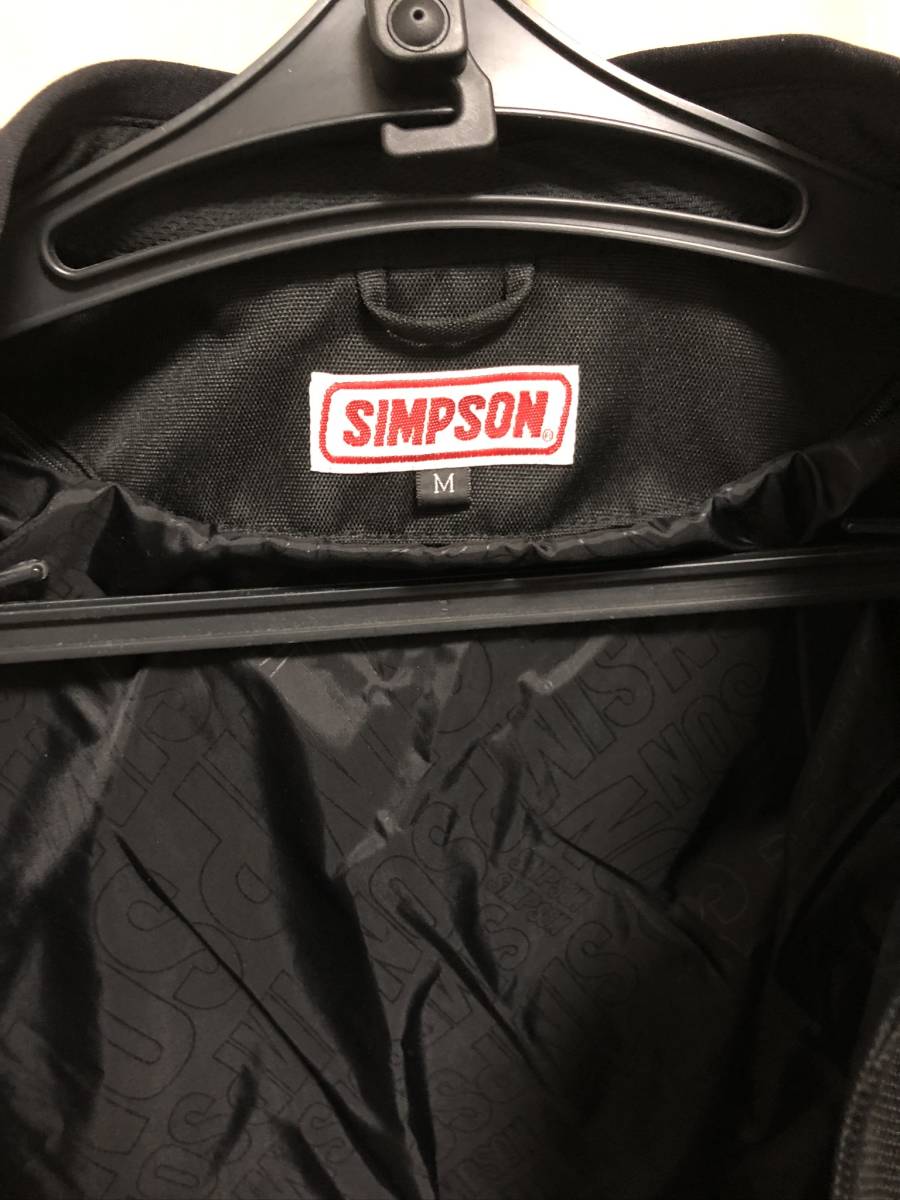 ほぼ未使用 SIMPSON メッシュジャケット Mサイズ 上下セット パンツ