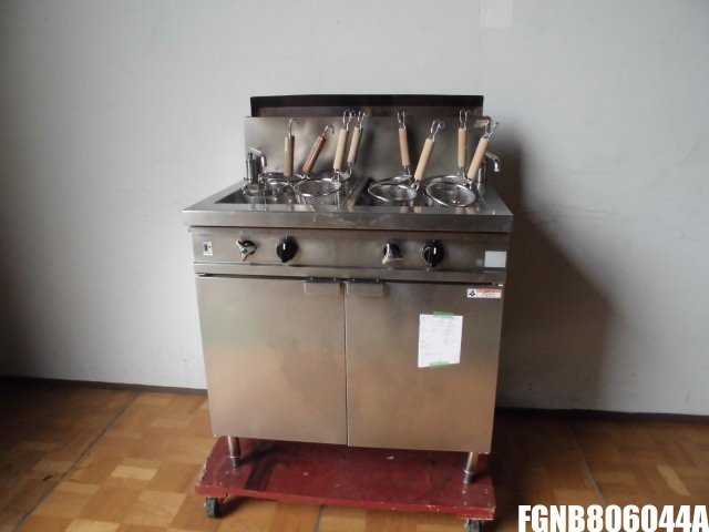 引き取り限定です 都市ガス テボ6個付き ゆで麺機（業務用）