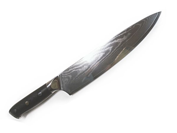 人気セール，人気 G10柄 v金10号木目鏡面仕上げニッケルダマスカス19.5cm 牛刀 ナイフ ステンレス包丁 / 庖丁 包丁 牛刀.(牛刀)｜売買されたオークション情報、yahooの商品情報をアーカイブ公開 - オークファン 包丁