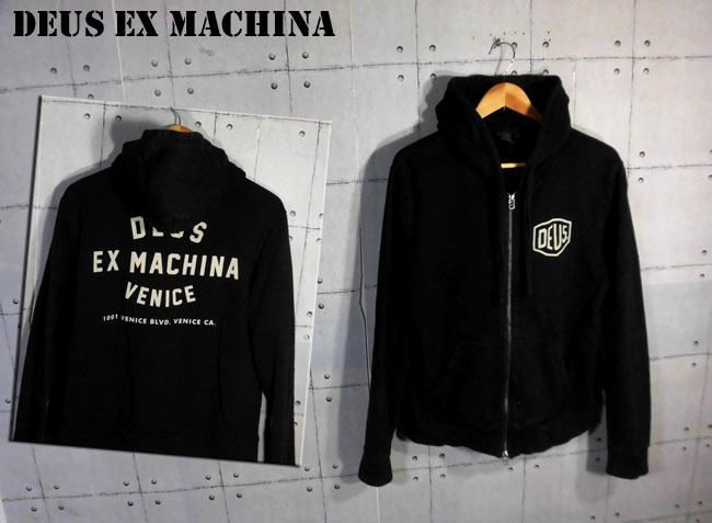 爆買い DEUS EX MACHINA デウス エクス マキナ/Venice Address Hoodie 抜染プリント スウェット ジップパーカーL/ZIPフーディ/メンズ/黒/JMW48675C(男性用)｜売買されたオークション情報、yahooの商品情報をアーカイ 男性用