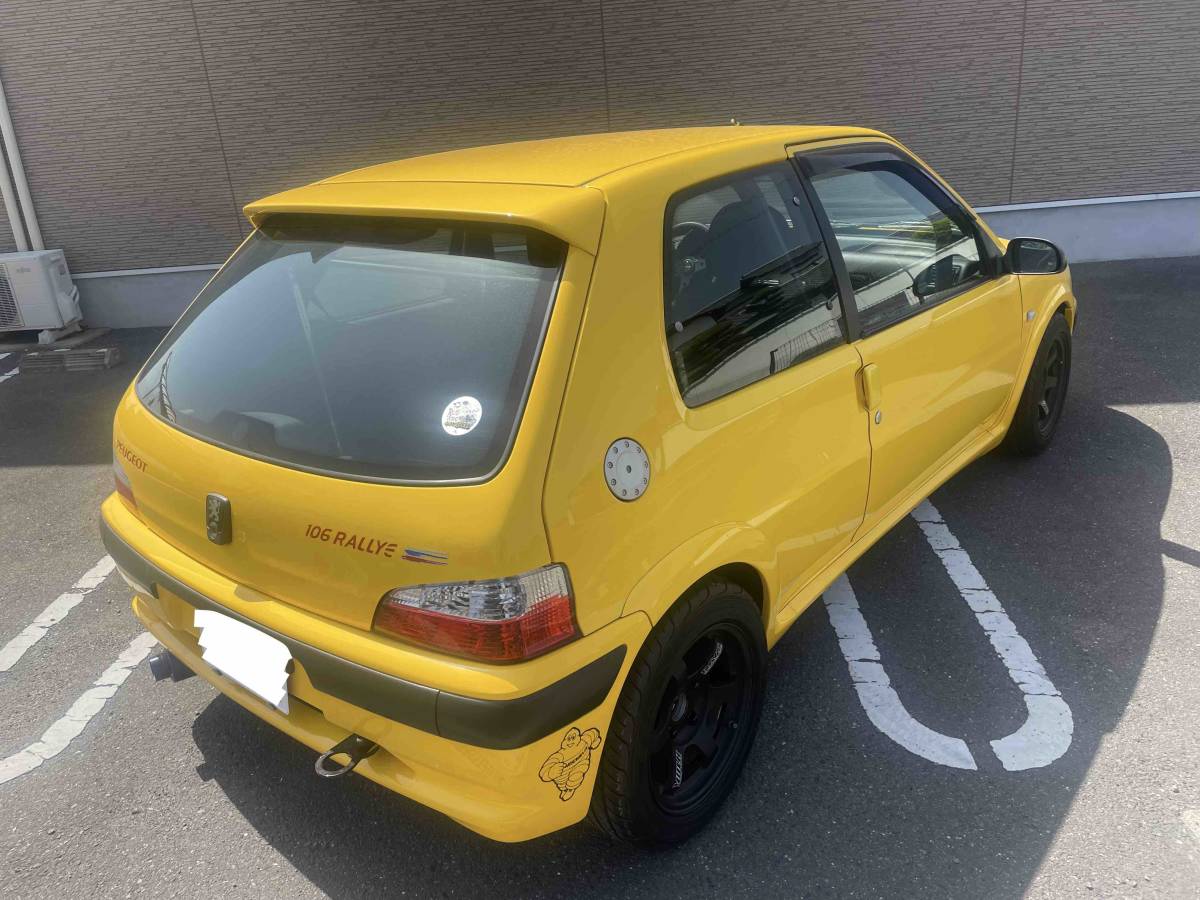 プジョー 希少プジョー106 H15 黄色 中古車 NFX MT5速 左ハンドル 長い 