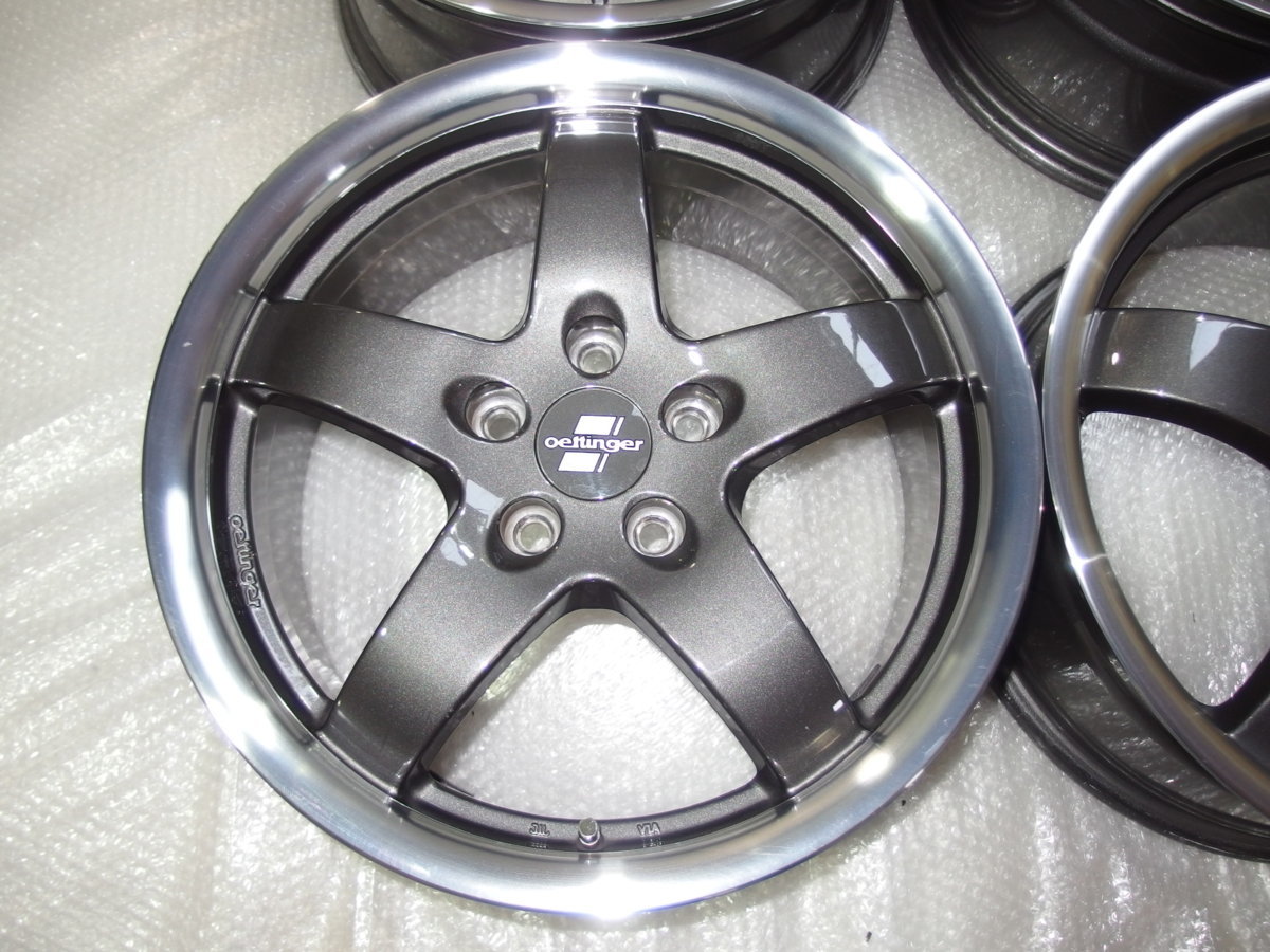エッティンガーRE2 17インチアルミホイールのみ4本 17x7.5j+50 5H-112
