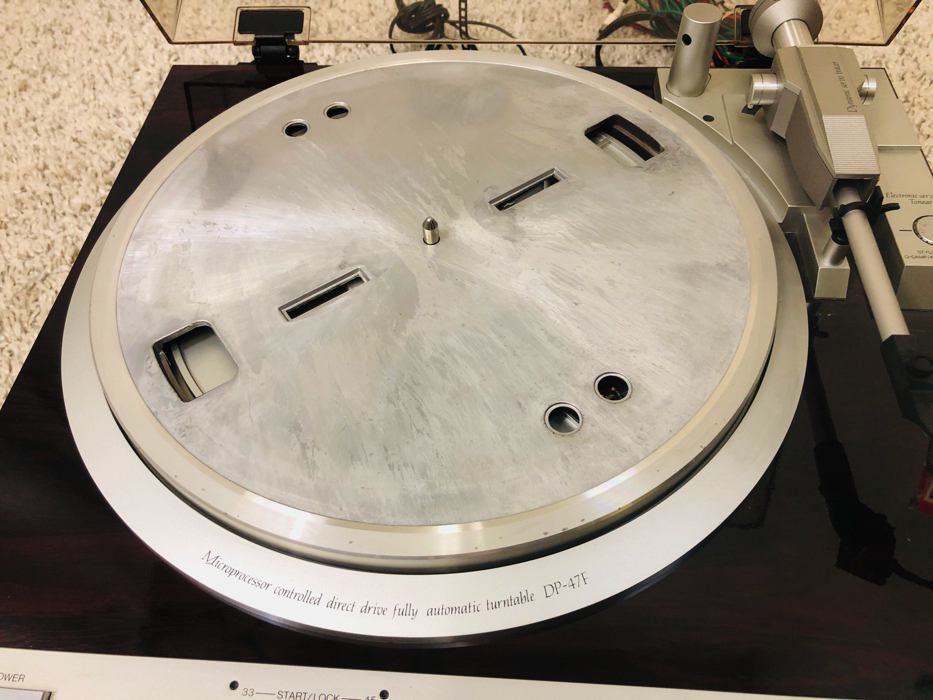 DENON DP-47F 音出し確認、訳あり純正カートリッジDL-80付属 【公式通販】
