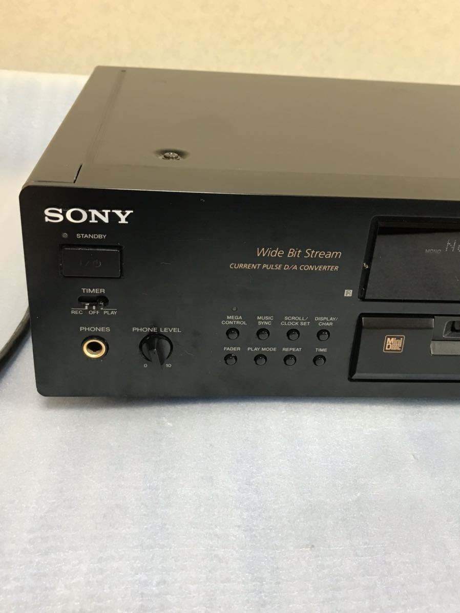 ◇ SONY ソニー MDS-JB920 MDプレーヤー 中古 現状品 230709M5284 SONY