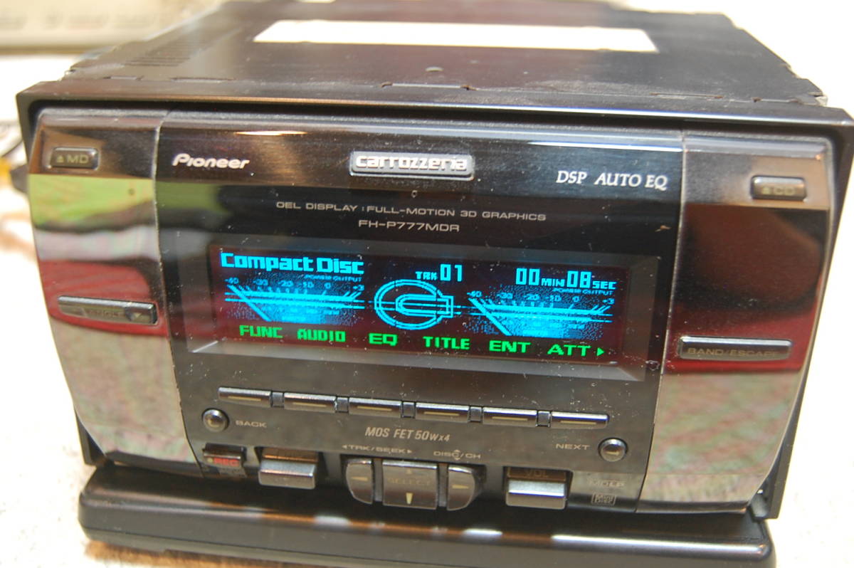 当時物□カロッツェリア FH-P777MDR CD Ok MD× FH-P777MDR Pioneer