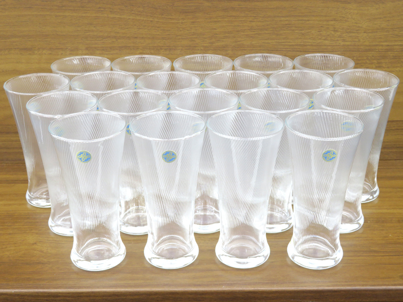限定SALE，送料無料 HOYA CORPORATION ホヤ コーポレーション ビアタンブラーグラス 20個セット クリスタル ビールグラス(ビールグラス)｜売買されたオークション情報、yahooの商品情報をアーカイブ公開 - オークファ ビールグラス