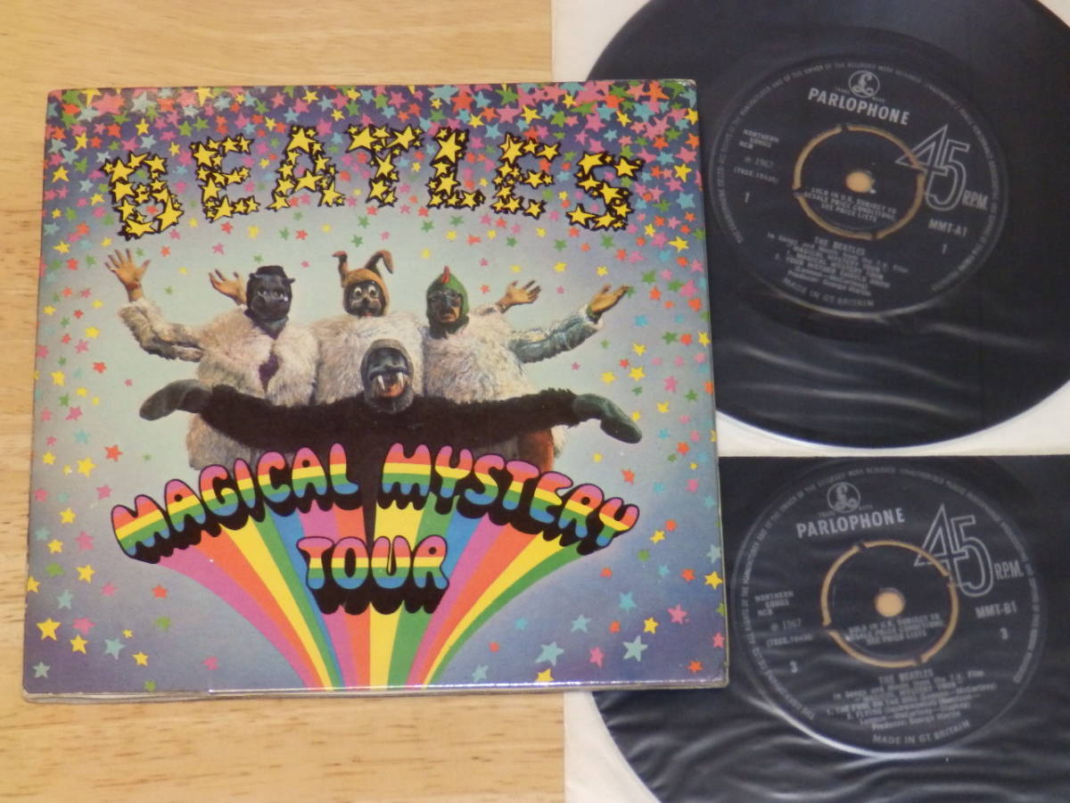 全国無料，安い THE BEATLES ザ ビートルズ MAGICAL MYSTERY TOUR mono 英盤2枚組EP/MMT-1(MAGICAL MYSTERY TOUR)｜売買されたオークション情報、yahooの商品情報をアーカイブ公開 - オークファン B