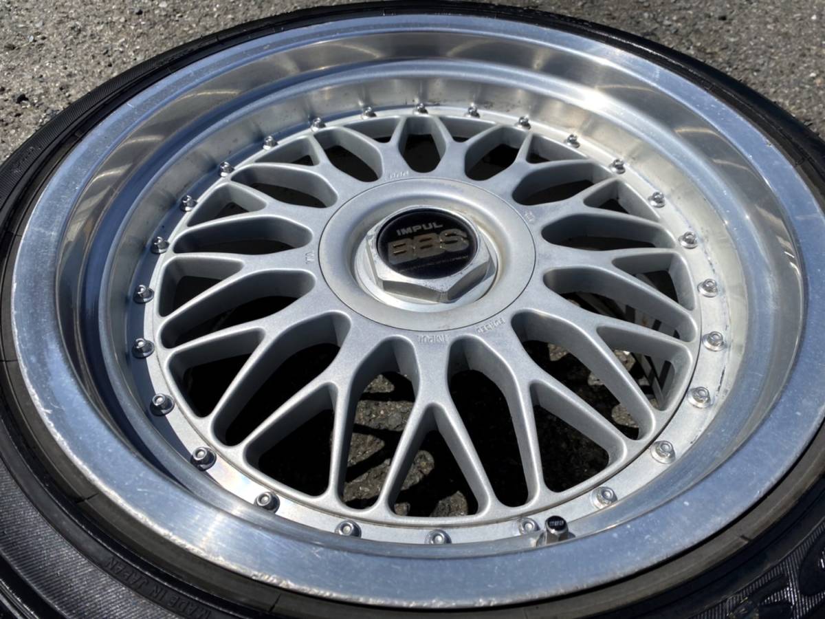 超希少! 鍛造 IMPUL BBS M1 RS527/RS528 9j+25 10j+40 114.3/5H 235 