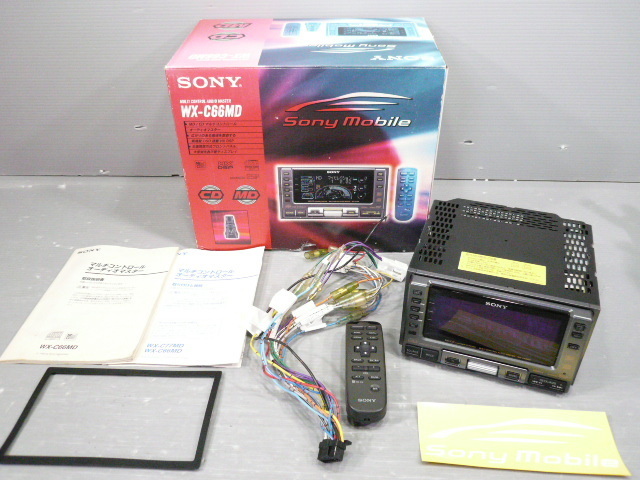 ☆訳有♪簡易確認済♪CD音出しOK♪SONY ソニー WX-C66MD 2DIN CD/MD