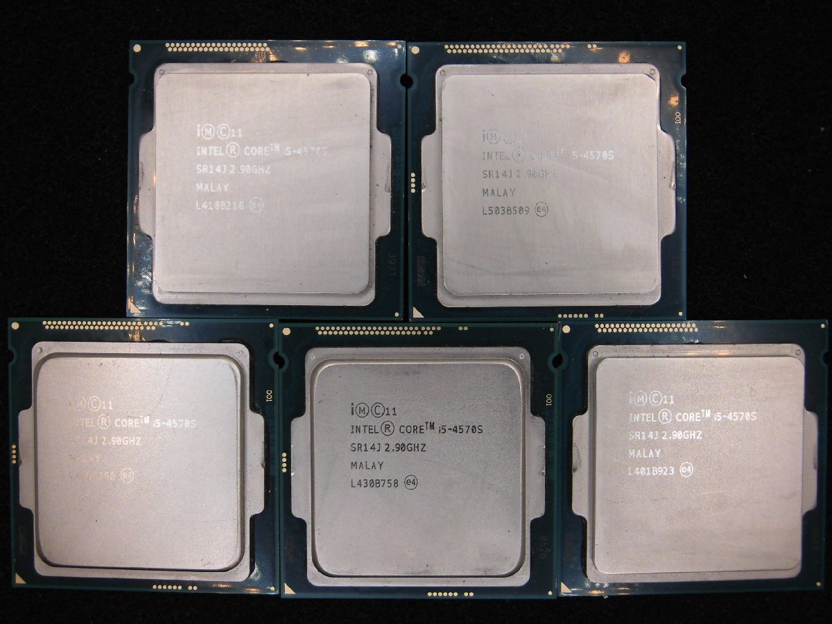 Intel Core i5 7枚セット i5 CPU 他5個セット 【公式通販】