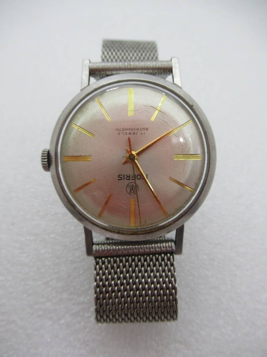 6605 腕時計 時計 MOERIS モーリス 17石 ANTIMAGNETIC 17JEWELS 手巻き