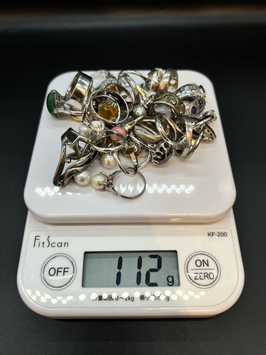銀製品 30g まとめ売り 全て刻印有 silver ☆シルバーリング ヴィンテージ アクセサリー 大量まとめ売り 純銀