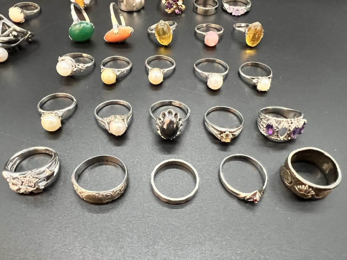 ☆シルバーリング ヴィンテージ アクセサリー 大量まとめ売り 純銀