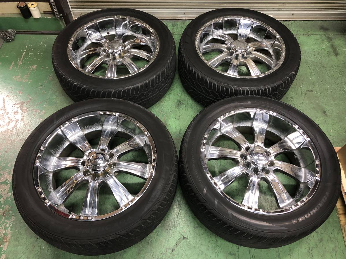 ハマー H2 24インチ タイヤ付ホイール 中古4本 ヨコハマ PARADA 325 