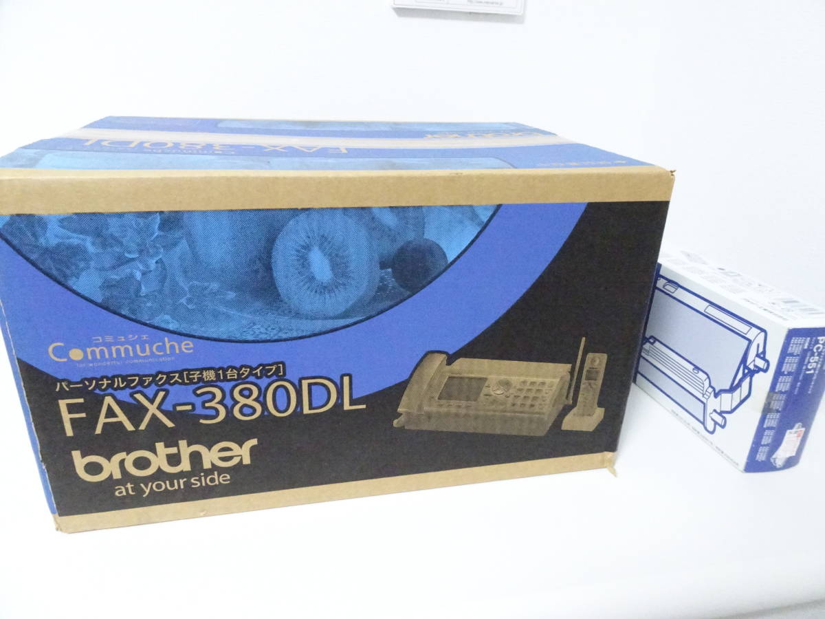 ブラザー FAX-380DL 普通紙ファクス brother FAX−380DL 電話機 