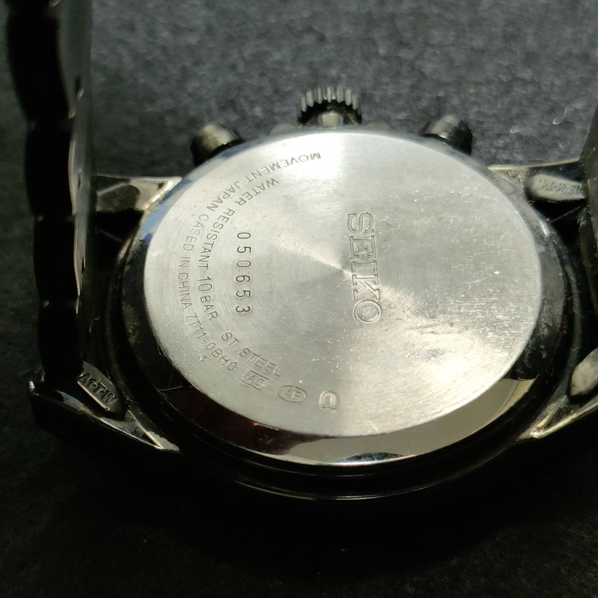 7T11-0BH0 SEIKO クロノグラフ セイコー スピードマスター - 復刻 公式 