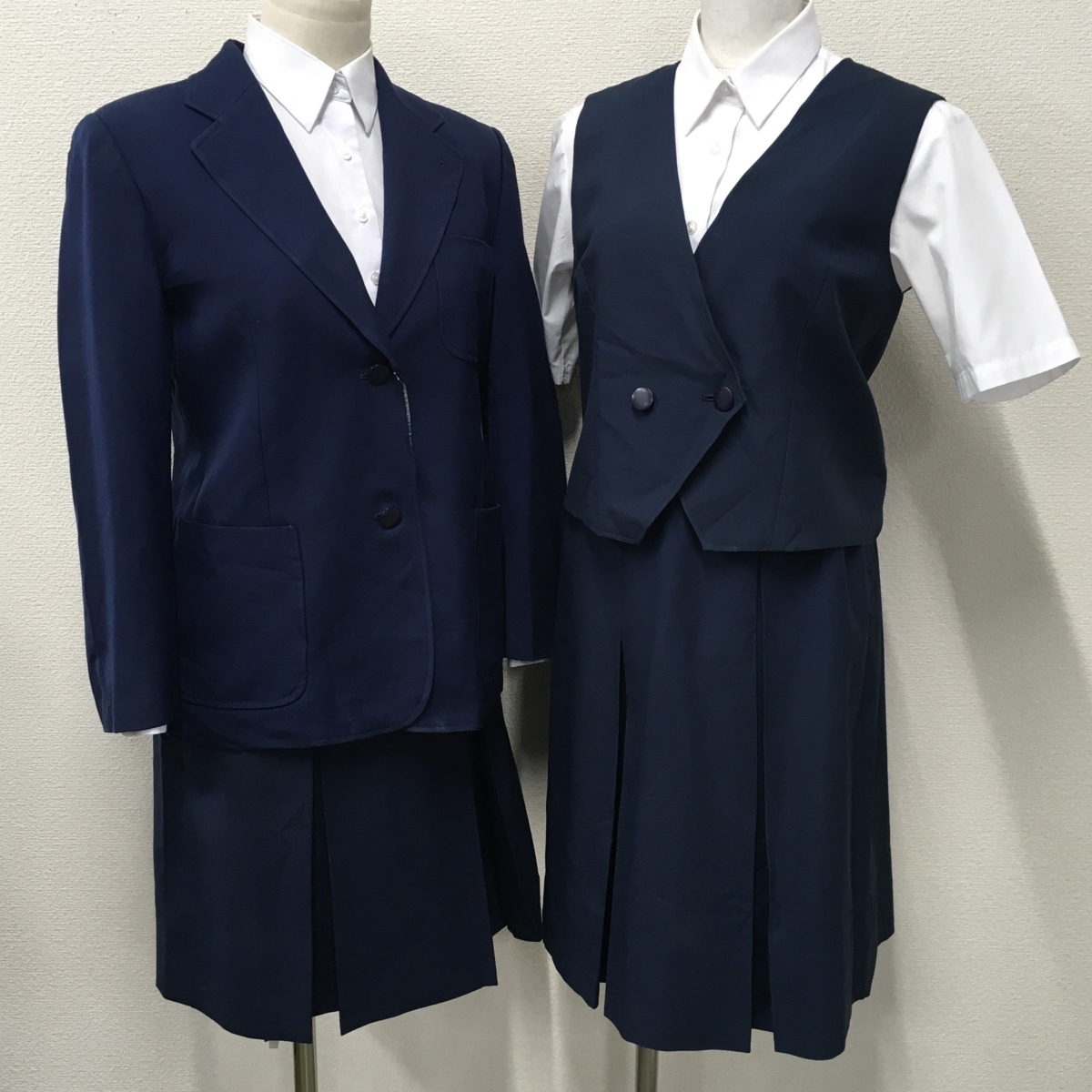 A205 (中古) 制服 6点セット /160A/165A/W63/丈54/丈60/ブレザー